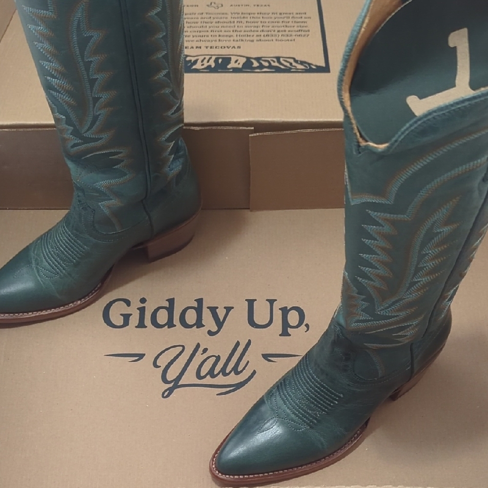 🔥 SIZES ADDED! NWT Tecovas Abby Cowboy Boots Sagebrush - Picture 4 of 9